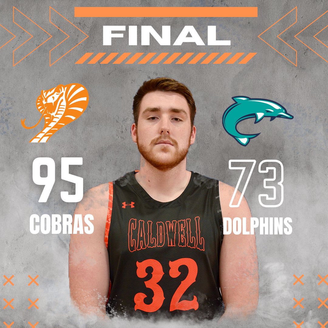 Caldwell_MBB's tweet photo. FINAL | Cobras defeat Brunswick 95-73!

Caleb Mauldin 19 pts 10 rebs
Toyaz Solomon 16 pts
Deonte Randolph 11 pts
Shawn Nelson 11 pts
Charles Bryson 8 pts
RJ Black 8 pts
Amarie Kirby 7 pts https://t.co/D64SODjfnn