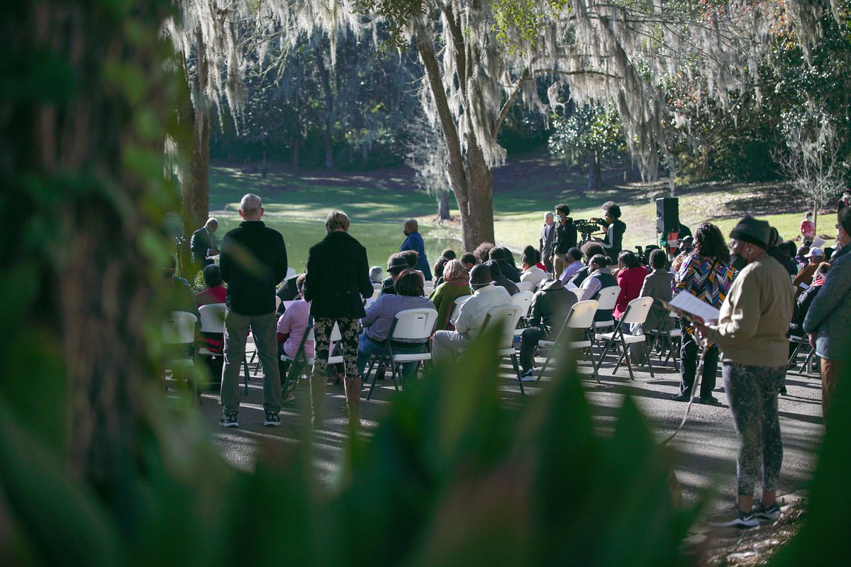 The community came together today to celebrate the naming of Dr. Charles Evans Pond Park, part of the City’s award-winning parks system. Dr. Evans was instrumental in the Civil Rights Movement, among many accomplishments. This honor recognizes his tremendous impact &amp; legacy.