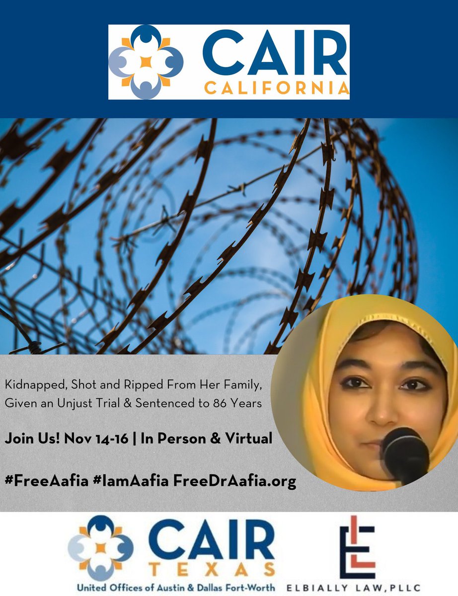 IkhwanWhoswho's tweet photo. Prise d’otage dans une synagogue du Texas à #Colleyville. Le suspect affirme être le «frère» d’#AafiaSiddiqui, aka Lady al-Qaïda. Condamnée à 86 ans de prison, elle avait accusé Israël d’être responsable de sa condamnation. #CAIR organisait des campagnes pr demander sa libération https://t.co/EKXI7s1S7m