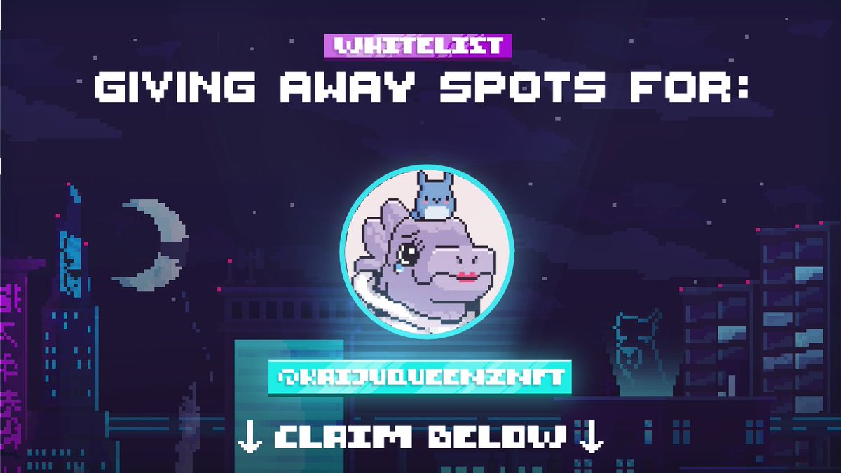 Llamaverse_'s tweet image. We've got 5 WL spots for @KaijuQueenzNFT to give away!👑

To enter:
➡️Like, RT, and tag 2 friends
➡️Follow @Llamaverse_ &amp;amp; @KaijuQueenzNFT 
➡️Join Our Discord: discord.gg/llamaverse

Good luck :)