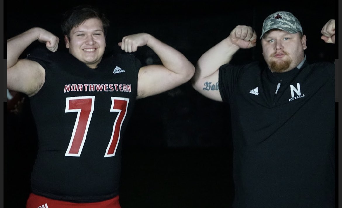 TrentonHickok's tweet photo. #Committed @mattdwalter @nwosufootball @nobleokfootball https://t.co/gFDhmMrEjR
