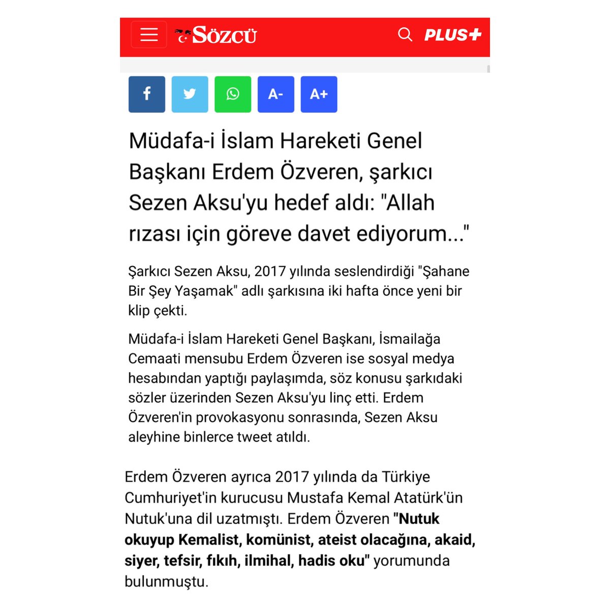 #sezenaksuhaddinibil

Şahit ol Ya Rabbi ... ⤵️