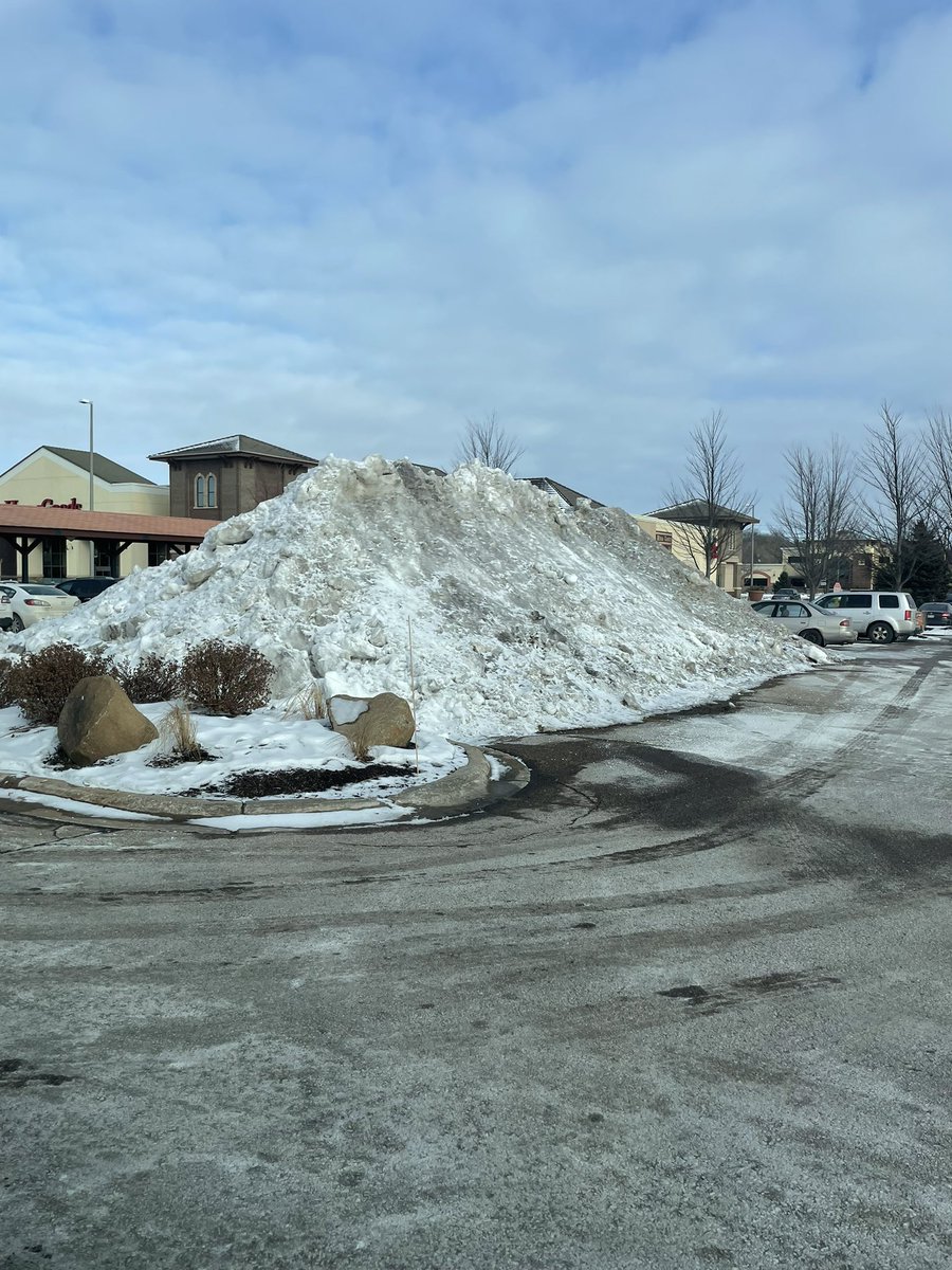 now that’s a snow mound. congrats to everyone involved