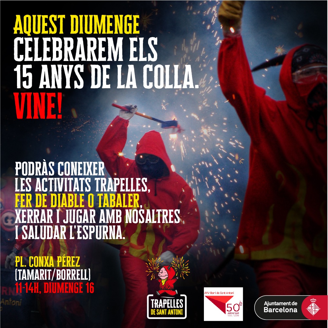 DiablesTrapes's tweet photo. #FMSTANT22 #15ANYS #Trapes https://t.co/VxgIglvvlE