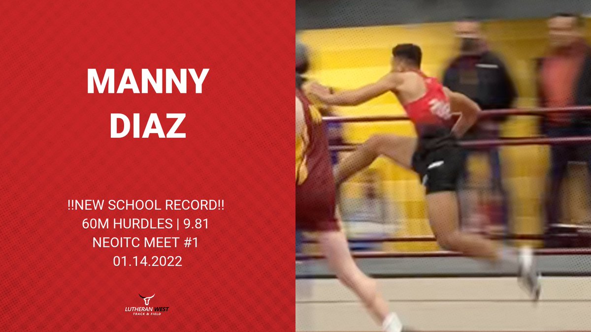 NEW SCHOOL RECORD! <a href="/Emanuel50081440/">Emanuel Diaz</a> <a href="/LW_Athletics/">Lutheran West Athletics</a> <a href="/OHMileSplit/">MileSplit Ohio</a>