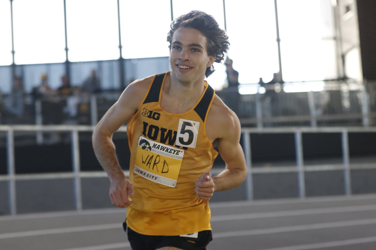 IowaXC_TF's tweet photo. Men's 800m | Eli Ward finishes fifth in his debut for the #Hawkeyes, finishing in 1:54.53.

#FightForIowa https://t.co/9GgDnuAXFp