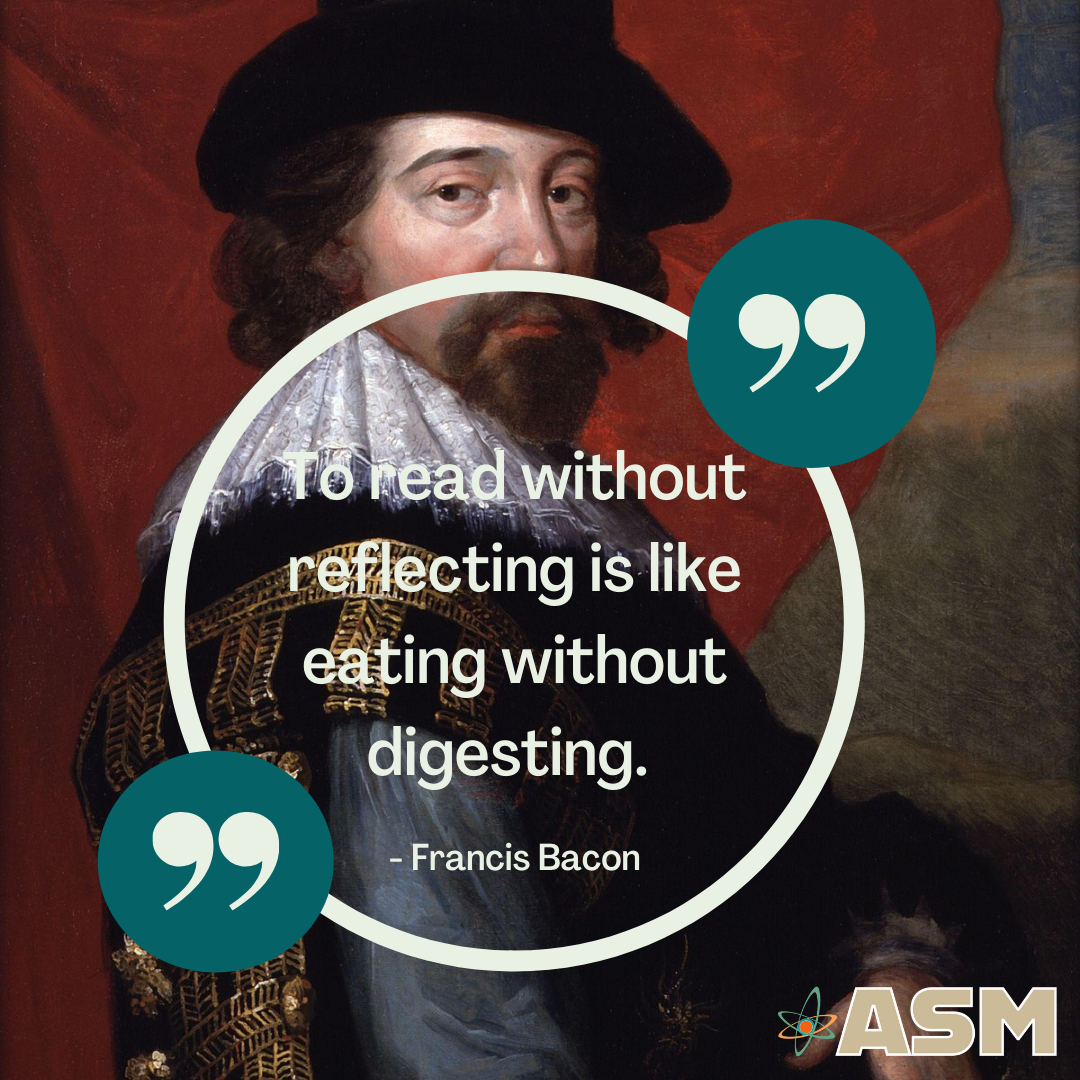 AwesomeSciTV's tweet photo. We can apply this quote from Francis Bacon to our lives still today as we study the word of God! Reflecting on what you read is key. 📖🙌🏼
#biblicalscience #scientist #science #bible #creation #sciencefrombiblicalworldview #christianscientist #God #creator #creatorofun https://t.co/SyC8NgaV0H