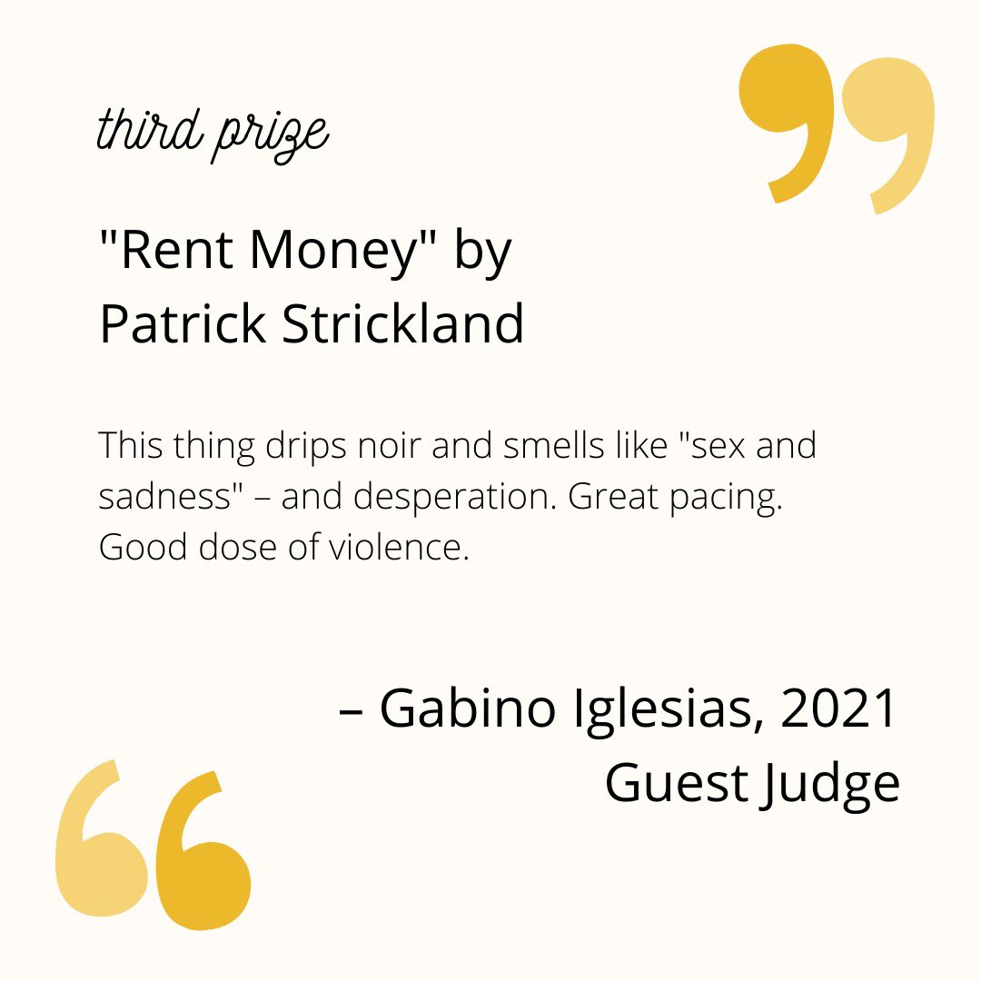 PitheadChapel's tweet photo. Have you read our contest issue yet? See what our stellar judge @Gabino_Iglesias had to say about the incredible winning stories! (Warning: it may make you want to read them EVEN MORE!) 👇 @EPutali @mammawmistletoe @P_Strickland_ @ritaciresi @PauljRiker 

https://t.co/3RowOu11t7 https://t.co/3OGlVwHPpl