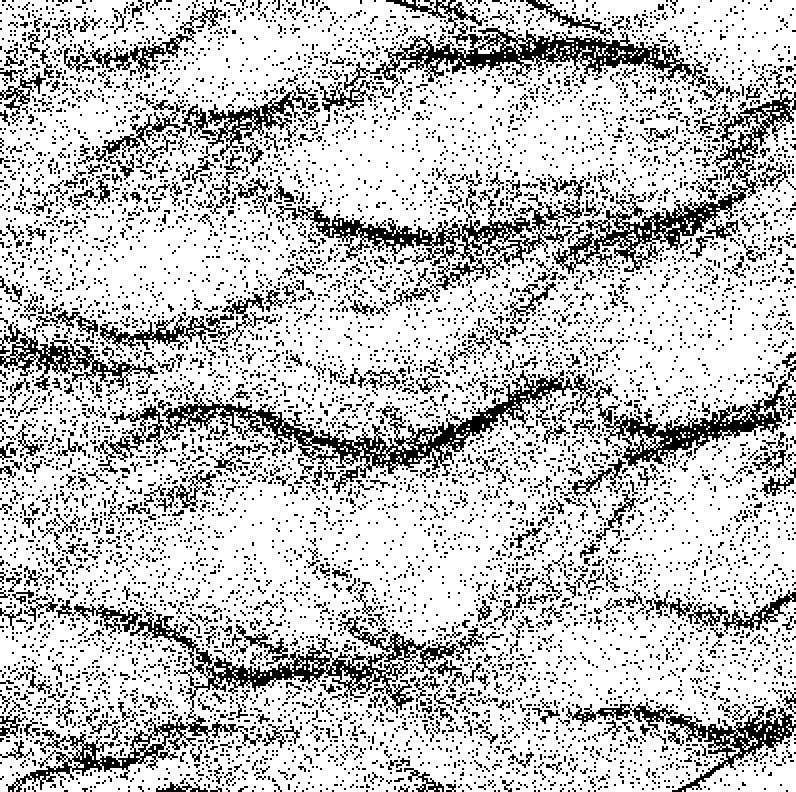 ktbacher's tweet photo. Day 14 - Sand! I wanted to make sandcastles but that wasn’t working out the way I wanted so went with this instead 
#genuary2022 #genuary #creativecoding https://t.co/TRKaicBvG0