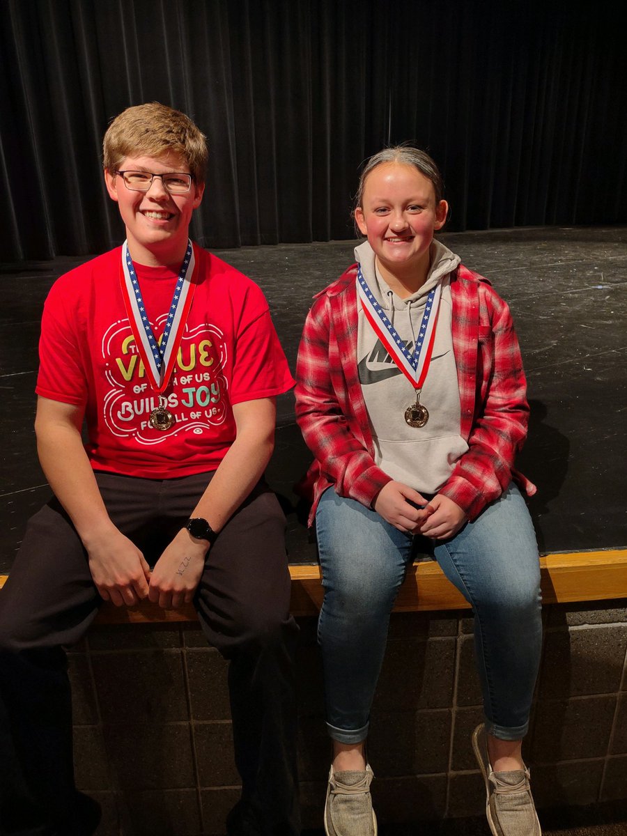 LPBulldogs424's tweet photo. Congratulations Michael Ruwersma and Ava Heimerl for earning All-Conference at the MRC One Act Play Festival today! https://t.co/9i3ReGR5Dp