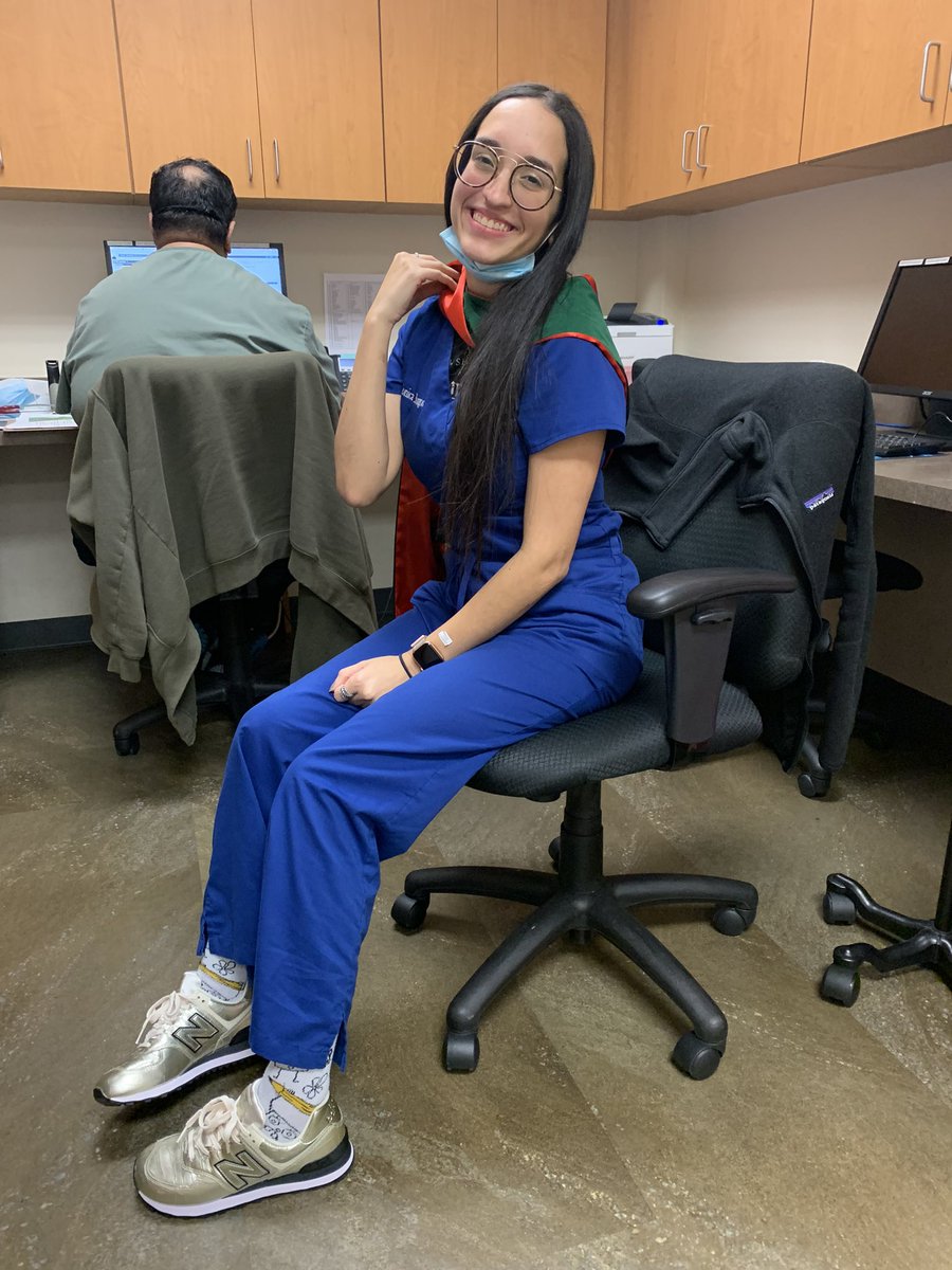 mburgosmd's tweet photo. Original grad in 2020 posponed bc of COVID. Rescheduled Date (1/14/22), I couldn’t assist because of COVID. Not your normal way to “officially graduate” (I was at work) but hey, what in my life has been normal ? 😂 #Classof2020 #AgainstAdversity 👩🏻‍🎓 https://t.co/JQeZlDDymr