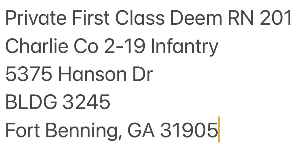 ekdeem's tweet photo. Got the address for @mason_deem. I’m sure he’d appreciate getting letters from everyone! https://t.co/WfHZpbDEaY