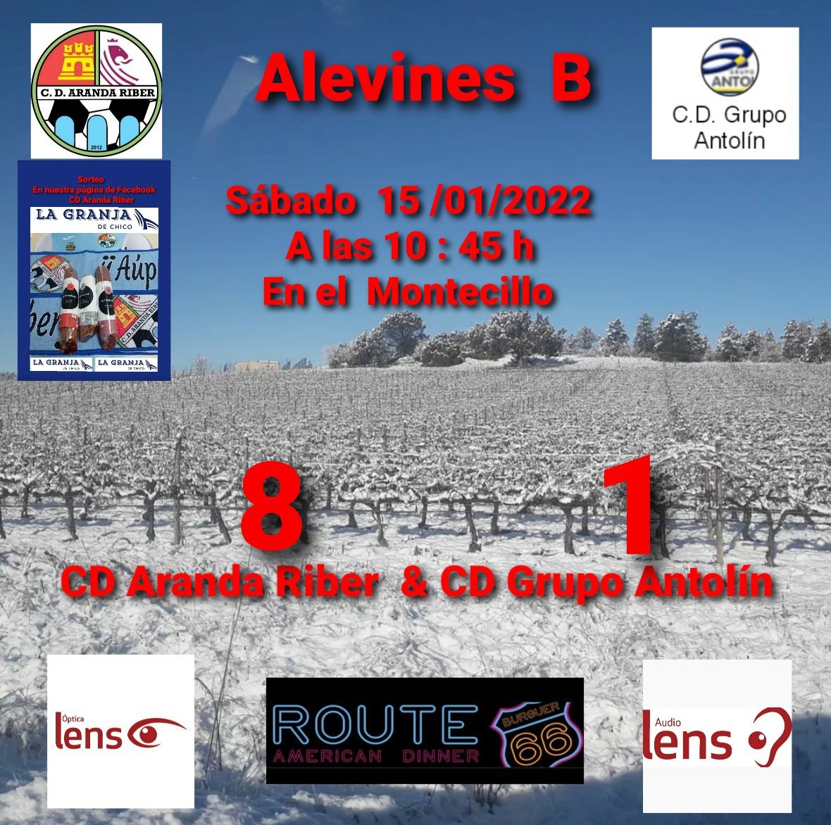 RiberCD's tweet photo. En una estupenda  mañana soleada , hemos recibido la visita del @cd_grupoantolin Una buena jornada para jugar y disfrutar del fútbol #lagranjadechico  #route66 #audiolens #opticalens #aúpaRiber https://t.co/7BX09LmfQP