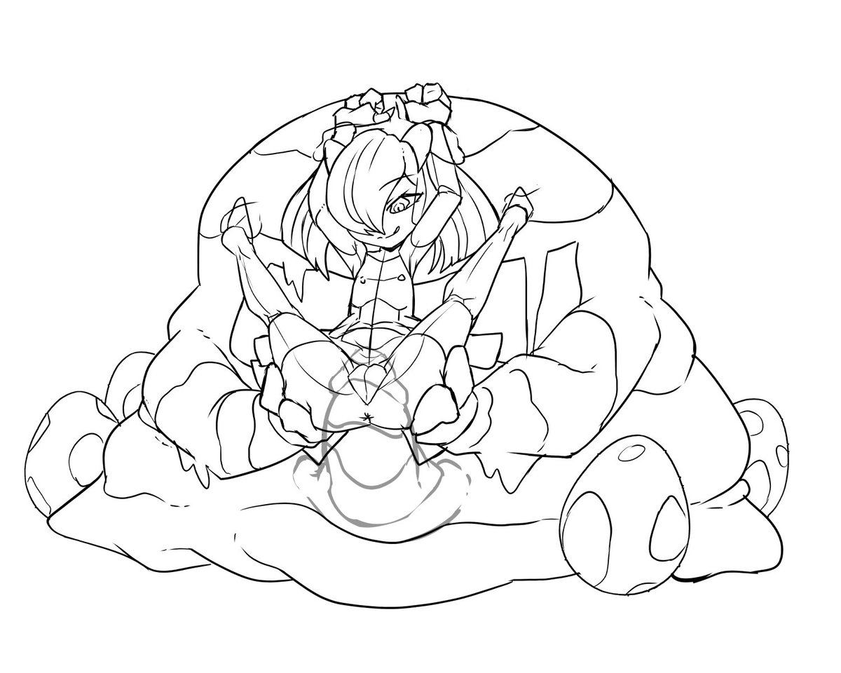very_mediocre's tweet photo. @VeryMeatyOgre this was one of my first posts, back in 09/2016

looking back, im not sure why i drew kirlia so human-like in the original post. this time, i tried to make it more proportioned like a kirlia

i also dont know why there is muk-sludge hanging from the sky, so i changed that as well https://t.co/CVlcQ4OVKs