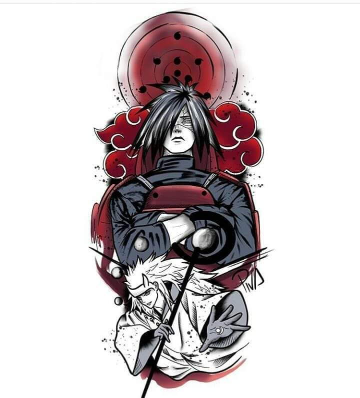 14 ideas de Madara uchiha  tatuaje de naruto tatuajes de animes disenos  de unas