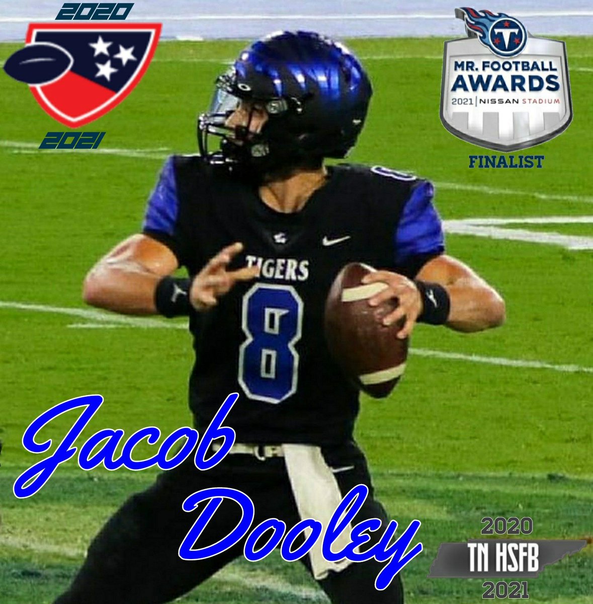 Happy Birthday to 2 time All State Quarterback, 2021 Mr Football Finalist and all around great guy Jacob Dooley! #WaverlyStrong #NiceListforLife #18thBirthday