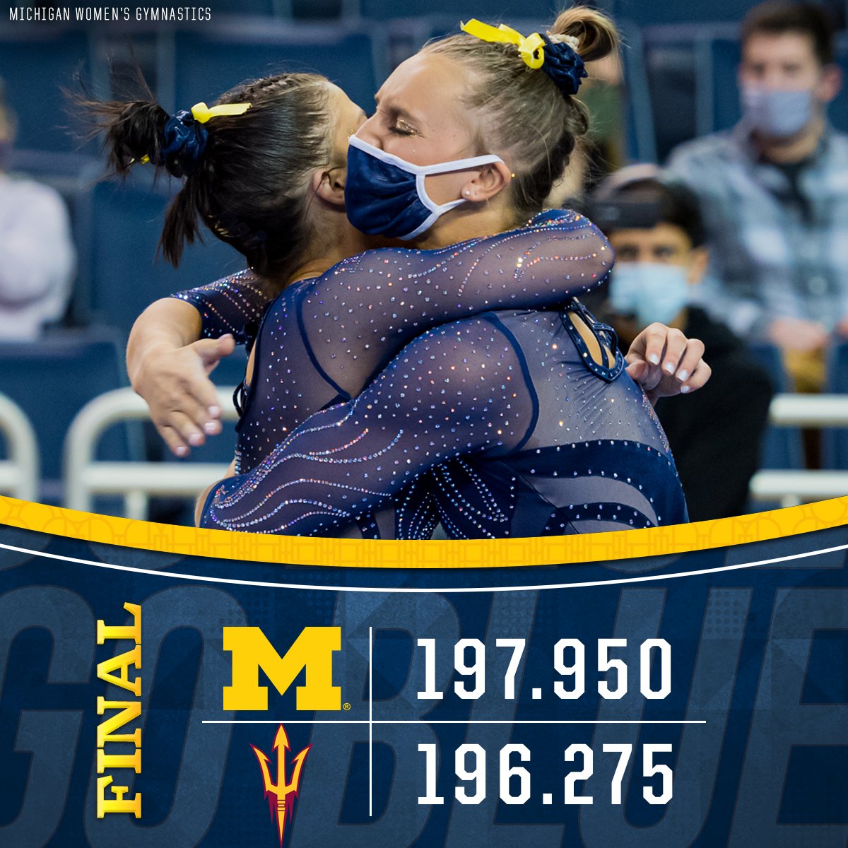 UMichWGym's tweet photo. HAIL to the Victors!

#GoBlue 〽️ https://t.co/b3iHhmVuMx
