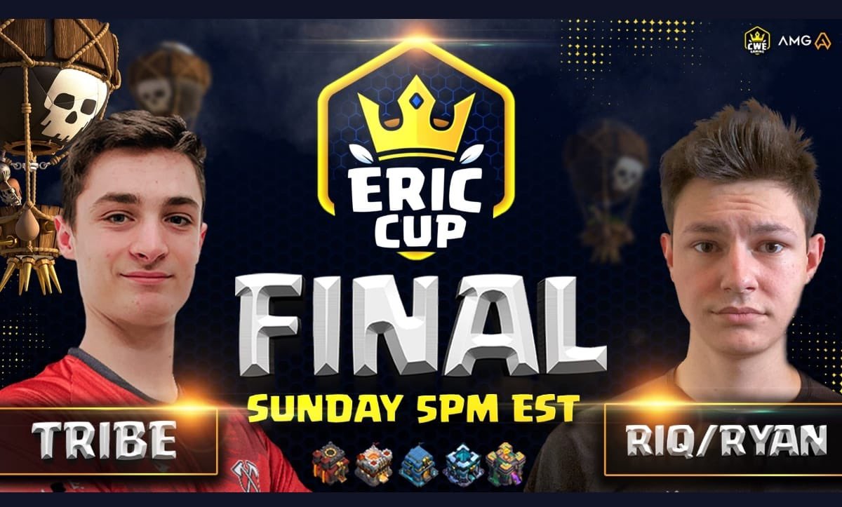 SrtaMaverick's tweet photo. DOMINGO 23:00🇪🇸 19:00🇦🇷 16:00🇲🇽

🏆GRAN FINAL DE LA @EricOneHive CUP!!

@TribeGamingCoC 🆚 #CrazyRyan 

TORNEO CREATIVO DE TH10-TH14!

➡️ El equipo mas creativo tiene estrellas extra! ⭐️⭐️

Y VOSOTR@S VAIS A DECIDIR QUIEN SE LAS MERECE!! 💪🏼

OS ESPERO 🤗

https://t.co/xdLHT4eEzz https://t.co/YCHtBujMlr