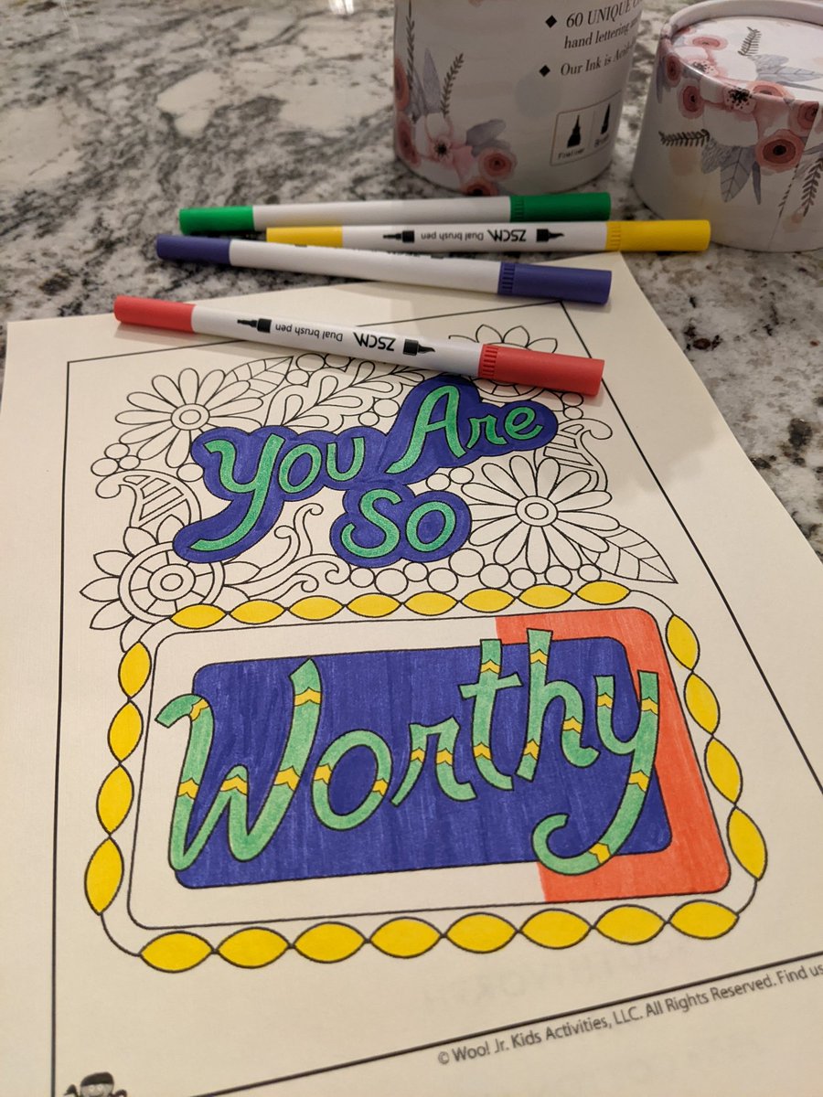MrsRiolo's tweet photo. My cold winter night hobby is to color messages for my students. I hang them on the door to our classroom so they see them as they walk in. #goDolphins 💚🐬 #csforall #dlcsforall #allarewelcome 🖥️🖱️🤗 https://t.co/If9heHI7Ju
