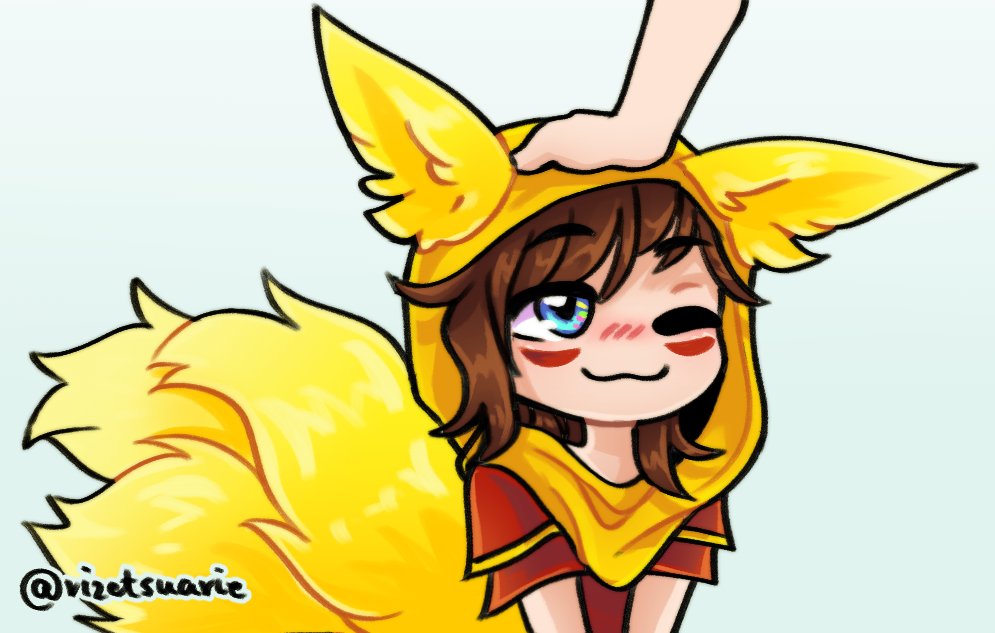 RizetsuAriealt's tweet photo. HEWWOW |ω・)ノ💛
A lil fanart for da awesome @SparkySummers
Thanku for your lovely chill streams and omg plz karaoke strim when
#drawbuncle https://t.co/QnhGcWR8os