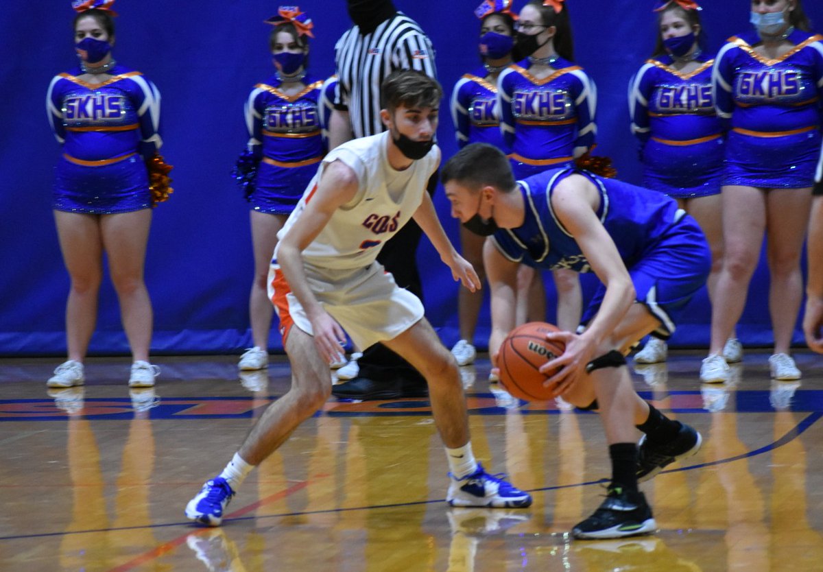 Varsity Boys Basketball @ GKHS:
FINAL: GK 57, Hinckley-Big Rock 51.
The Cogs (15-3) win their sixth in a row behind 19 points from Jake Oates including three 3-point field goals.  Colin Nesler added 15 points.