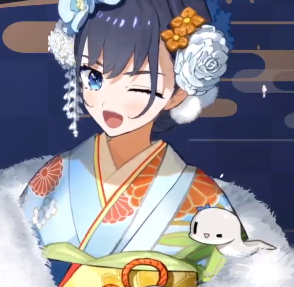 #HoloENKimonoRelay Boros is adorable!