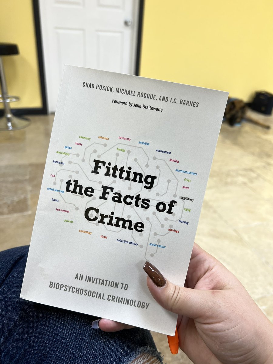 kepadil's tweet photo. Finished up #FittingTheFactsOfCrime & WOW. An excellent reminder that itโs not nature VS nurture, rather itโs the combination of these that result in our behavior. Mind, body, AND society play ๐ roles. 10/10 recommend. #AChapterADay
Link to purchase: https://t.co/Yx2wKEUXqA https://t.co/fmtCMUVwUD