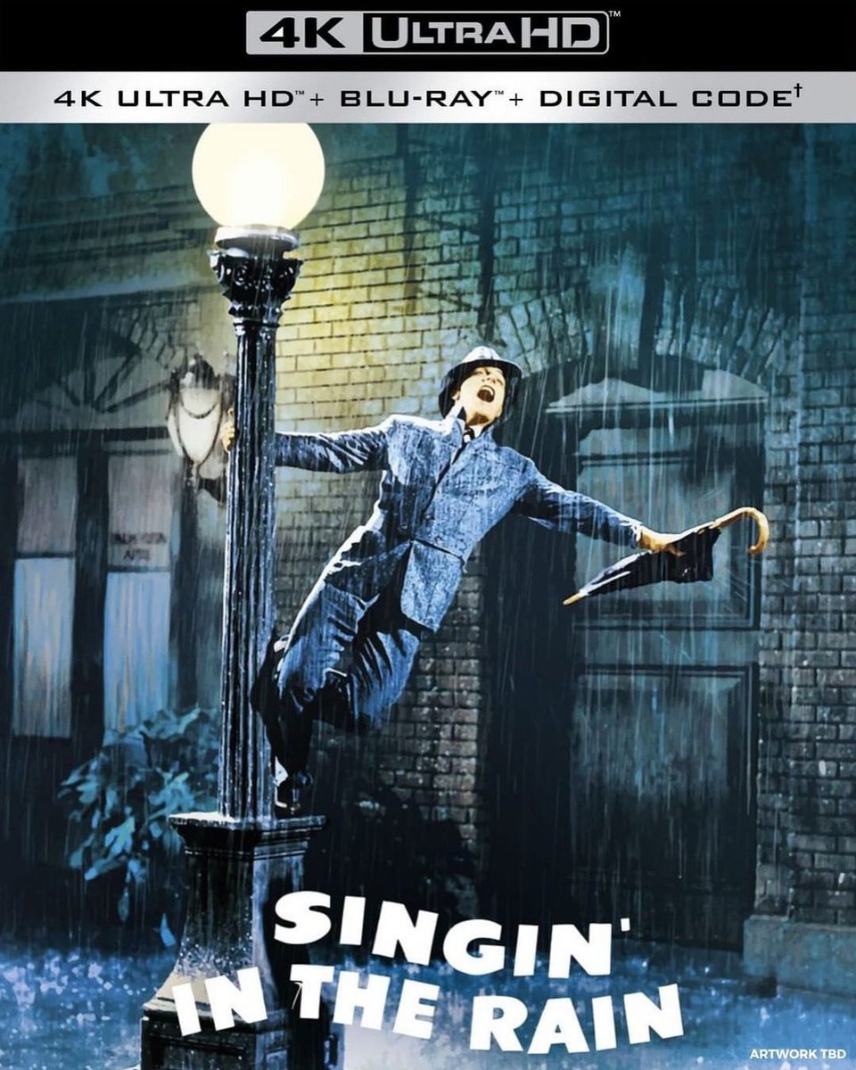VHSDVDBLURAY4K's tweet photo. ***NEW TITLE ANNOUNCEMENT***  

Coming to #4KUltraHD Tentatively April 26, 2022 from Warner Bros 

 Singin’ in the Rain (1952) https://t.co/LudhvsouwL