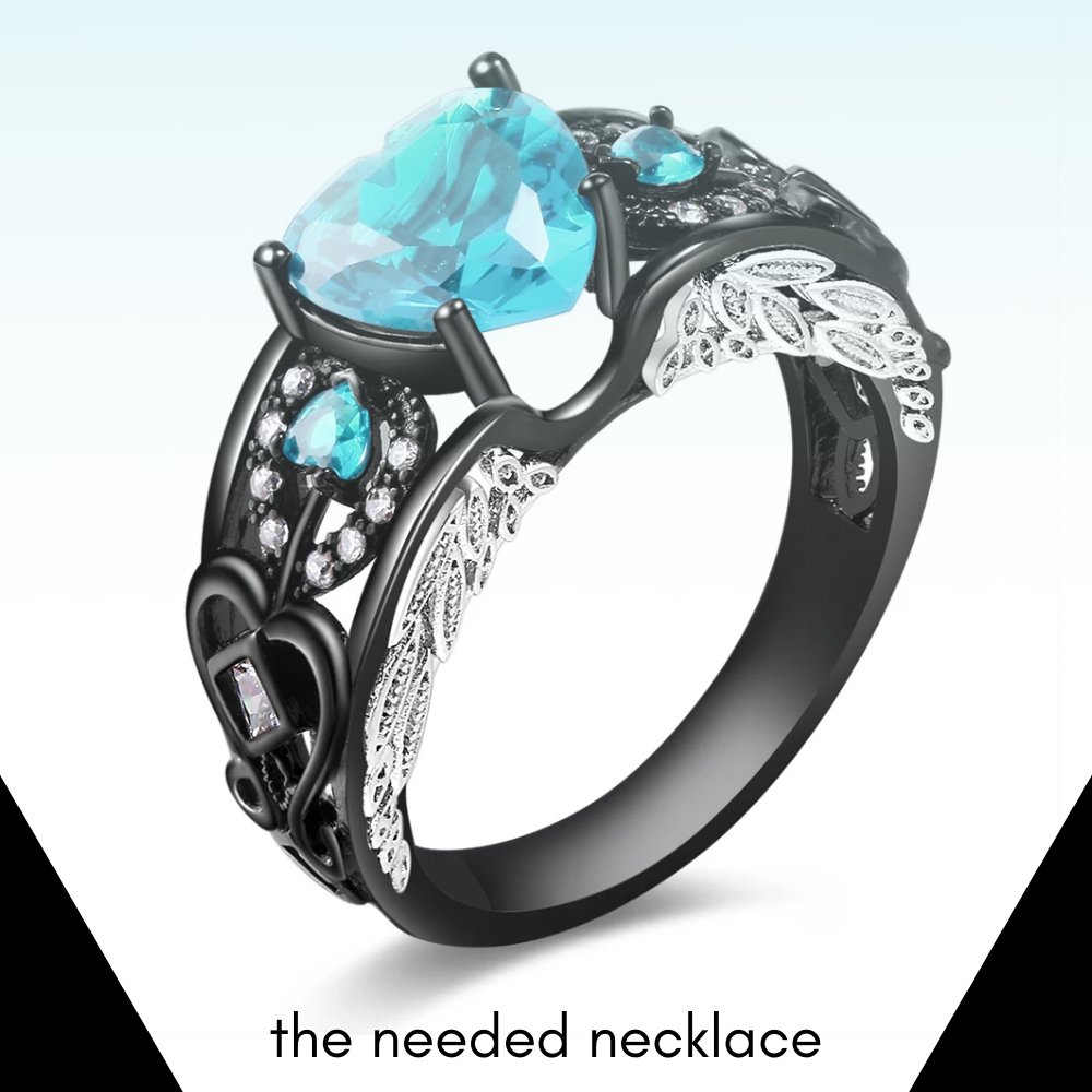 NecklaceNeeded's tweet photo. BLACK GOLD ANGEL'S HEART MARCH RING💍

#Mystic #aqua #elements!💙
#Angel #inspirations dazzling with exquisite flair!👼
A truly #majestic selection sporting #heavenly intricate #radiance &amp; #brilliant #blue #crystal delight!💎

#march #aquamarine #birthday

https://t.co/EEVnsUSFNB https://t.co/p2MmRDDrrt