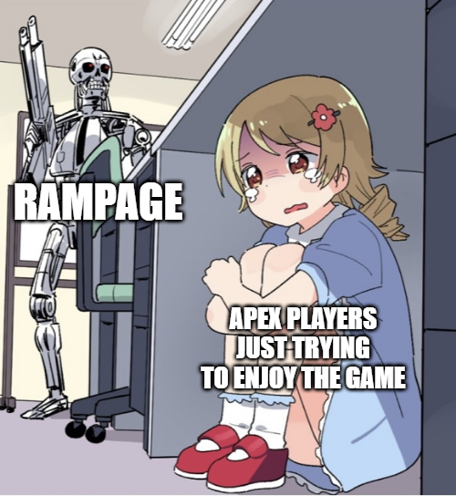 SoaRGaming's tweet photo. petition for apex legends to vault the rampage https://t.co/lHq1tGxKxz