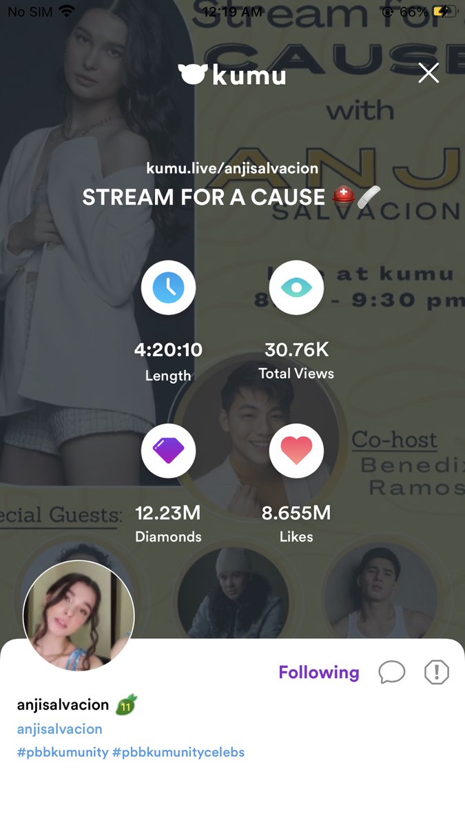 all4anji's tweet photo. A successful stream for a cause. All for Siargao. 💙🤍

WE LOVE YOU ANJI
#StreamForACauseWithAnji 
#BangonSiargao https://t.co/Q8Asn2qmio
