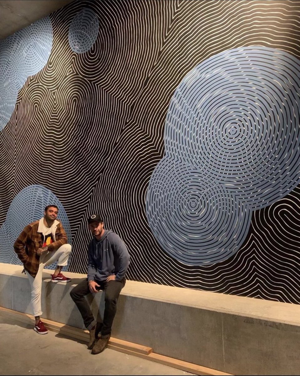 Otis__Carey's tweet photo. Sharing my art and culture with good friends @chrishemsworth @ElsaPataky_ https://t.co/NLTx07VP8b