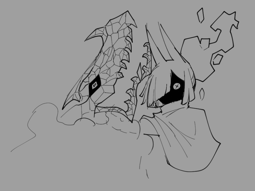Jalter inspired by a lot of ooc fate content i've been consuming, and a bit of Piku's art on the side