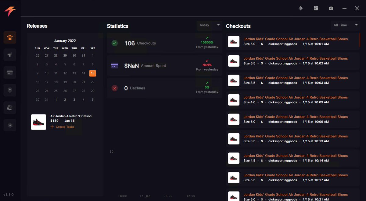 I have to thank @mamiskitchenio for helping me meet one of my best friends in this community @cyanidecooks . 

Thank you to @StormeIO for the hard work, it shows. 

All aco for @BounceSoftware & @ProjSynthesis 

(Im an idiot and didnt setup webhooks 🧠- 360 logged)