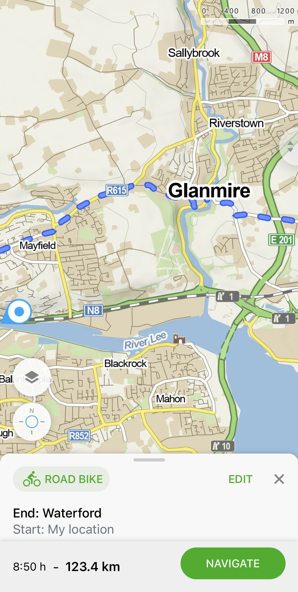 18 Km From My Location Ro 🇺🇦 On Twitter: "@Vojta_Mi @Notjustbikes @Here I Tested Out All The  Apps In This Thread & Only Windy Maps Have My Directions Off Of The Main  National Road National Roads In