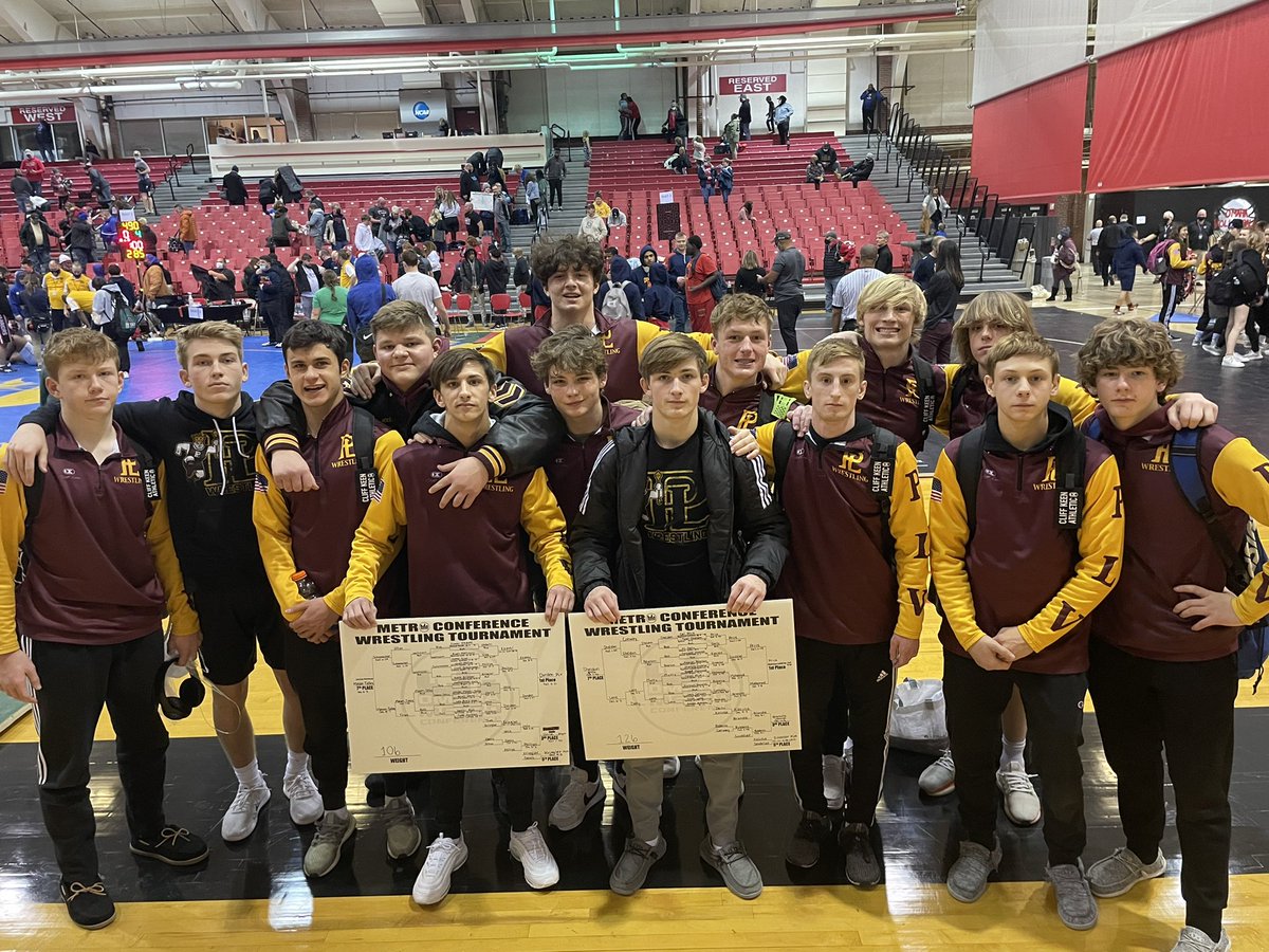 plhswrestling's tweet image. Papio Varsity boys finish in second at the Metro Conference!!