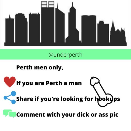 UnderPerth's tweet photo. Perth men, it's time.
❤️ If you are a Perth man
Share if you're looking for hookups
&amp; comment with your dick or ass pick...

GO! https://t.co/Et24n1gZqP