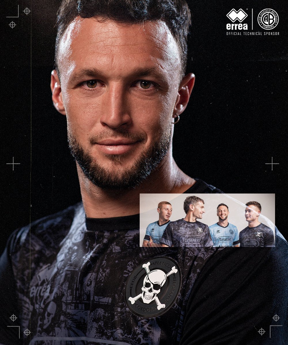 ErreaArgentina's tweet photo. En la camiseta alternativa de @Belgrano la composición de colores tiene muy bajo contraste, incluyendo el escudo, para resaltar la silueta de la calavera pirata. Tal vez sea la camiseta más disruptiva en la historia de #Belgrano. 

#Piratas #ErreaArgentina #pasion #futbol https://t.co/el5flYL2PM