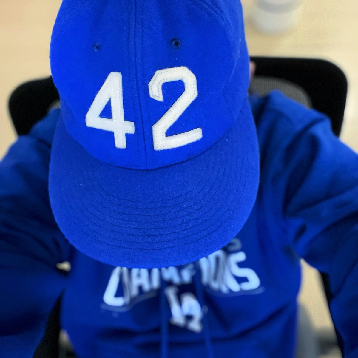 BobKronbauer's tweet photo. #NationalHatDay is a thing and I’m celebrating it! One of my favourites is this limited edition Jackie Robinson wool baseball cap from Ebbets Field Flannels. For those who don’t know, Robinson was the first Black player in the major leagues. He broke down doors. ❤️⚾️ https://t.co/QHYf05USDl