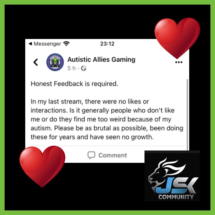 StreamKing89's tweet image. Streamer with autism has no1 watching him and I got tagged in this post so I was not happy that he was feeling like this got my community together and blew his stream up and he was so happy ppl were there in his stream