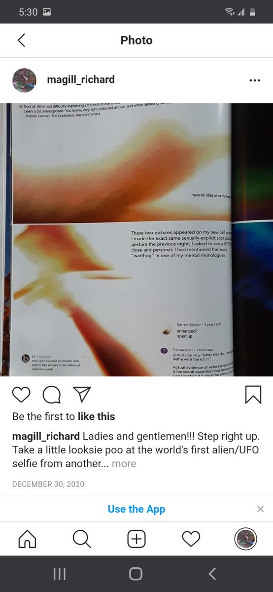 RichardMagill2's tweet image. I'm not a ufoologist, I'm the personal documentarian of ets. While you all were talking about ets, I was partying with them. They're really into arts and crafts.

#alienfish
#alienselfie
#realuappic

A free doc:
youtu.be/QM94yj770TI