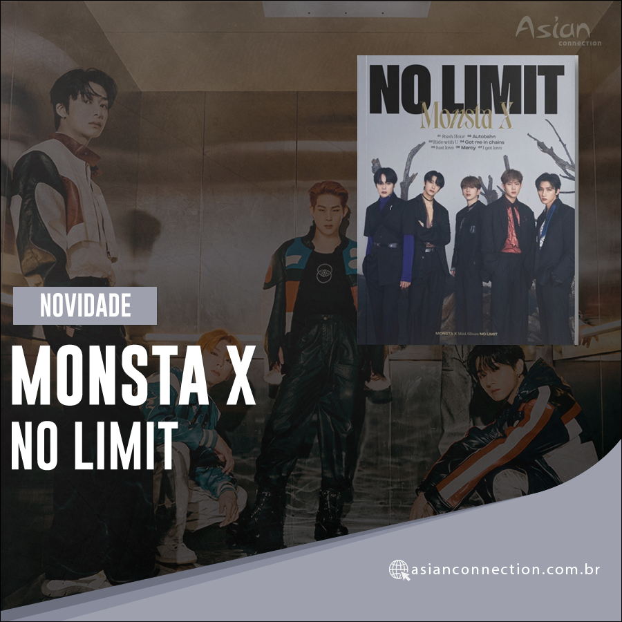 AS_Connection's tweet photo. Confira agora todas as versões de MONSTA X - NO LIMIT em nosso site 🔥

▶https://t.co/jZQUHJl1Nz https://t.co/jew1FmZSlp
