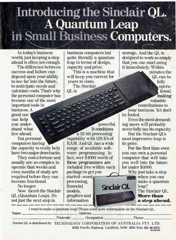 OldTechAdverts's tweet image. i always thought the Sinclar QL keyboard looks rather futuristic. It uses the 68008 processor to give it that extra boost of power.
archive.org/details/yc_198…
#retrocomputing #vintagecomputing #SinclairQL