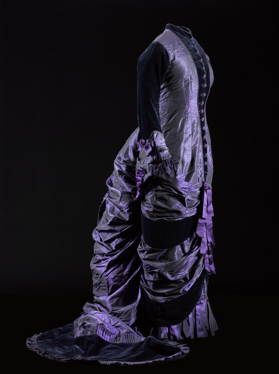 wikivictorian's tweet image. Day dress, 1874-79. National Museums Scotland.