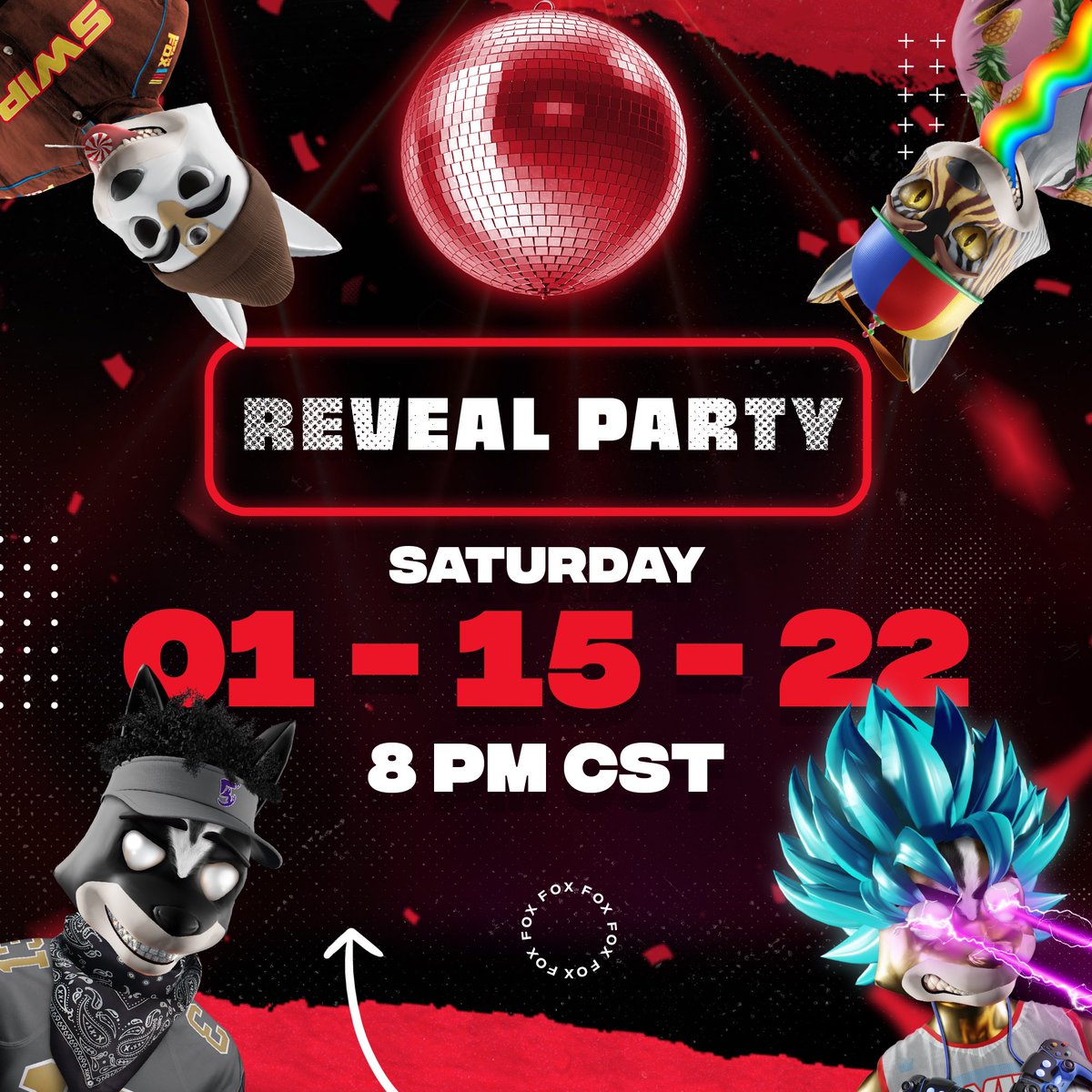 Join us Tonight for the Reveal Party!!

Discord.GG/Swipa

Can’t wait to see the 🔥 PFPs!!