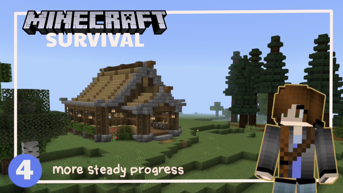 lady_edyth's tweet photo. Made it to episode 4 in my survival world and built a big new barn I’m really happy with! https://t.co/3oAmSMTUql

#minecraft #minecrafter #mcpe #minecraftsurvival https://t.co/geOe1ffpWc