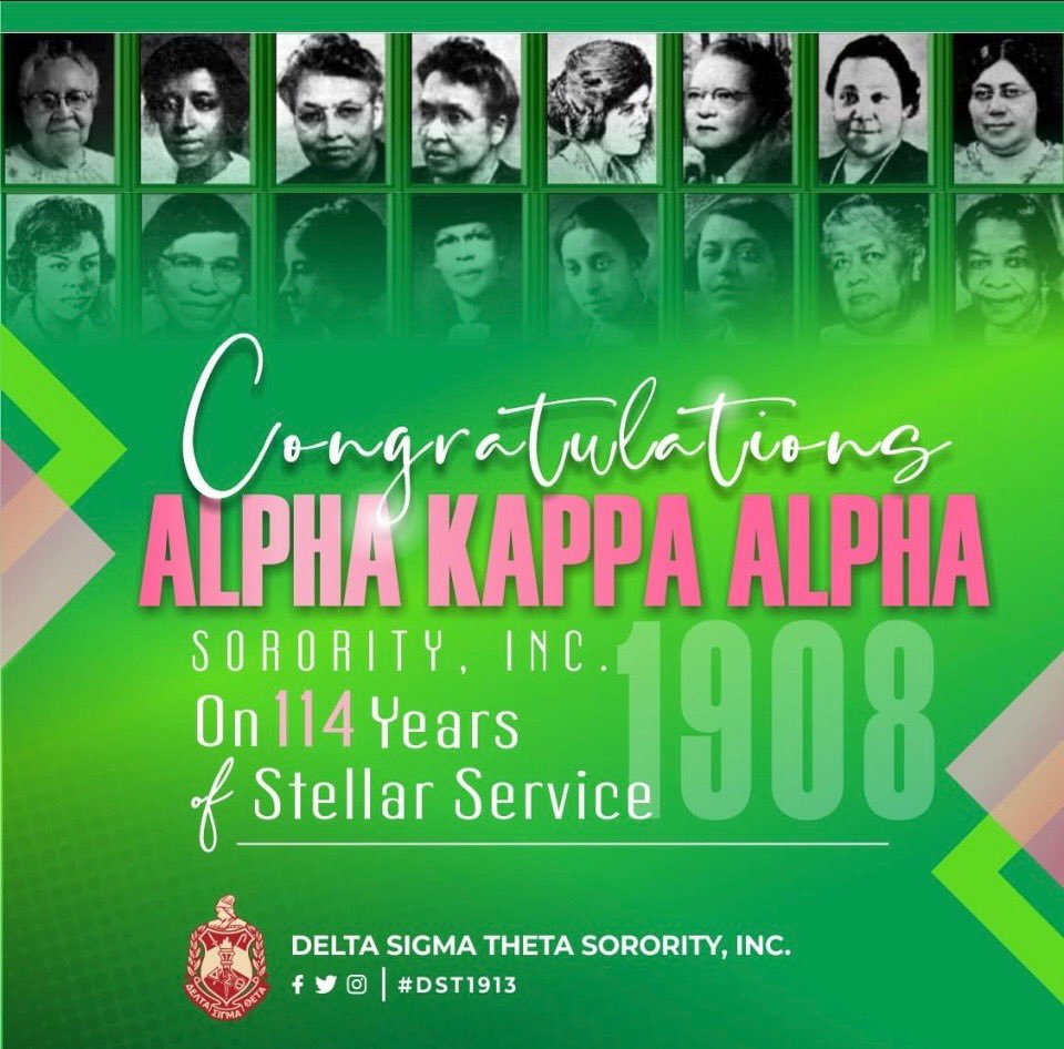 Happy Founders day to the Ladies of Alpha Kappa Alpha Sorority Inc!