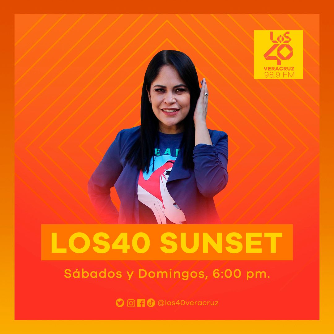 Los40Ver's tweet photo. 📢A partir de este momento disfrutas de los éxitos de #LOS40 en versiones exclusivas 😎 en compañía de 🤩 @claudiachavezfm #LOS40Sunset 6:00 a 10:00 PM escúchalo en 📻#LOS40Veracruz 98.9 FM https://t.co/1kIBdPkM2W