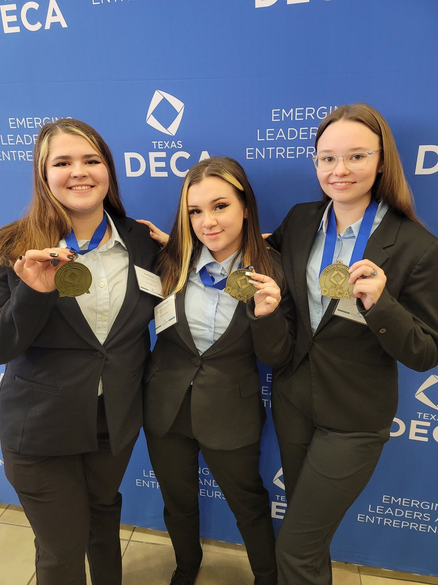 Congratulations Bryanna Hopson, Raven Smith and Kaitlyn Parker for advancing to State competition for Project Mgmt Sales Project.