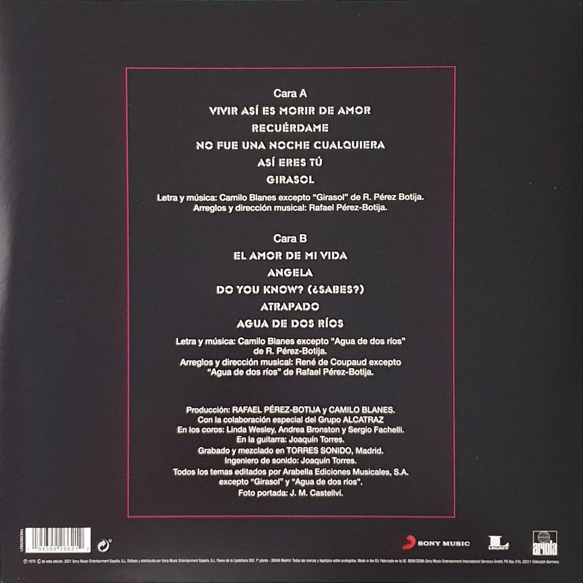 contigoCS's tweet photo. Fotos del vinilo especial de "Sentimientos" para celebrar el 75 aniversario de #CamiloSesto por @SonyMusicSpain

#CamiloEterno
#CamiloSestoYoNoTeOlvido https://t.co/fdLxcDO4JT